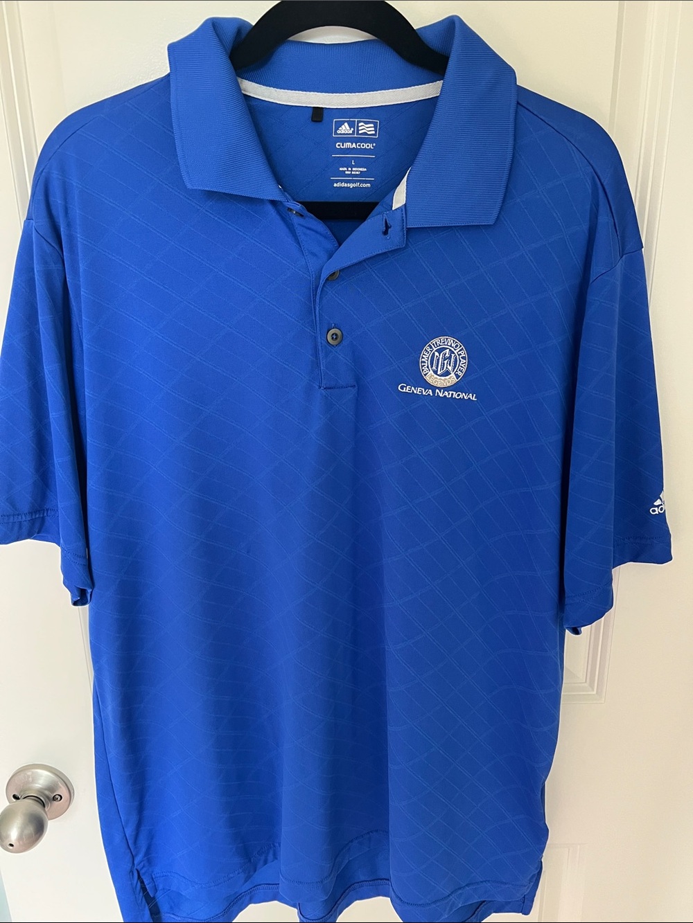 adidas Men’s Royal Blue Geneva National Polo